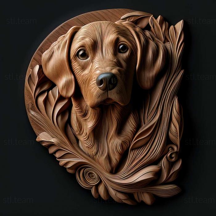 3D model Briar dog breed dog (STL)